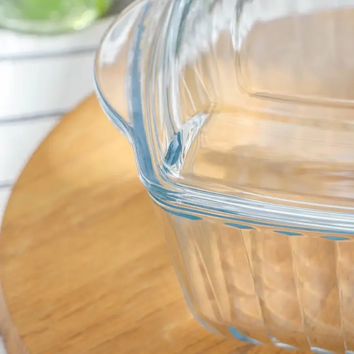 Форма для выпечки запекания из жаропрочного стекла Borcam, 3 л Форма для выпечки запекания из жаропрочного стекла Borcam, 3 л