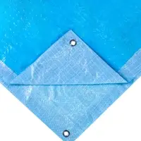 Тент защитный  75г/м2, УФ, 3х5м, тарпаулин, голубой