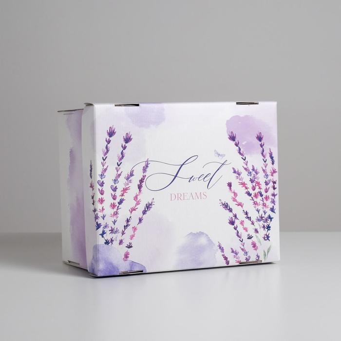 Коробка подарочная складная, упаковка, «Лаванда», 31 х 25.5 х 16 см Коробка подарочная складная, упаковка, «Лаванда», 31 х 25.5 х 16 см