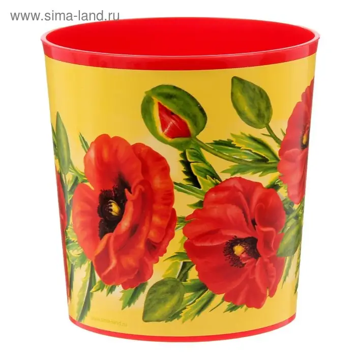 Кашпо &laquo;Маки&raquo;, 1.6 л