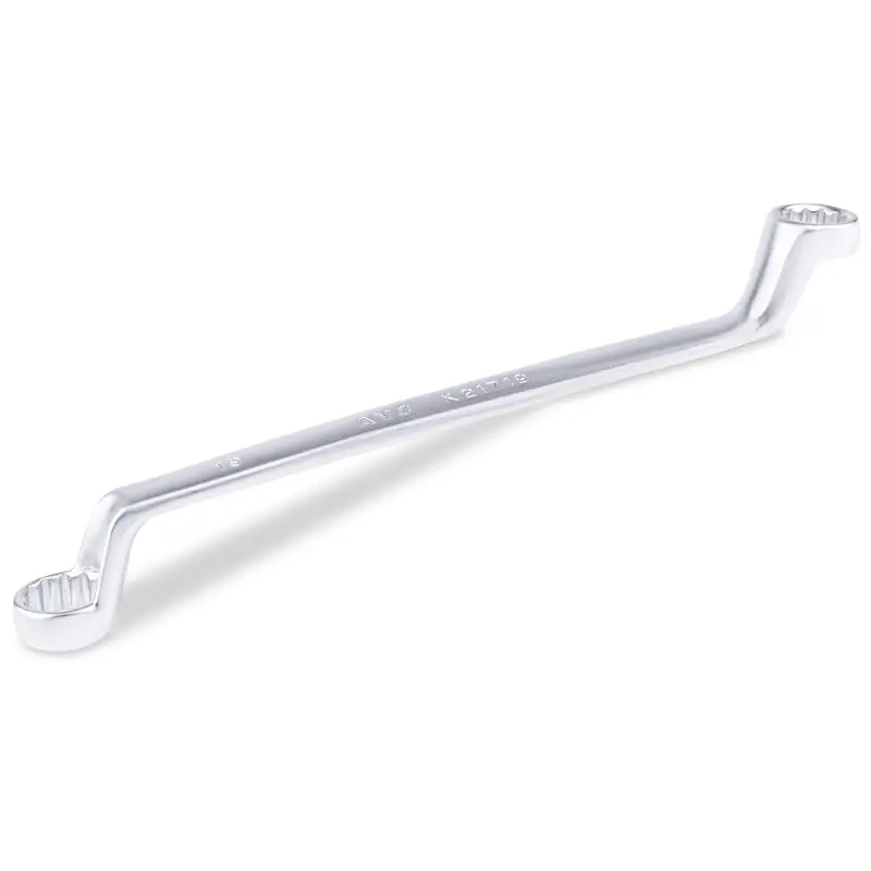 Ключ гаечный накидной изогнутый (17х19 мм) AVS K21719