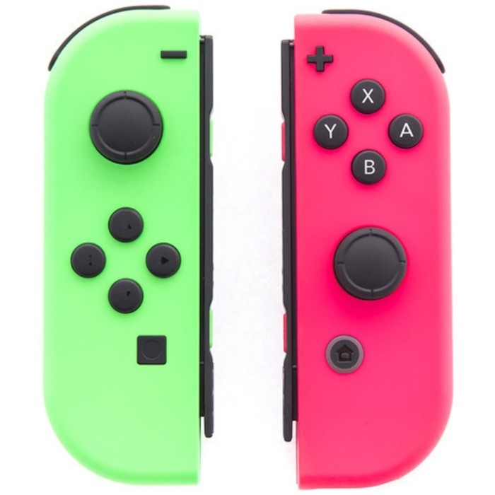 Набор контроллеров Nintendo Joy-Con, беспр,вибрация, для Nintendo Switch,  зеленый, розовый Набор контроллеров Nintendo Joy-Con, беспр,вибрация, для Nintendo Switch,  зеленый, розовый