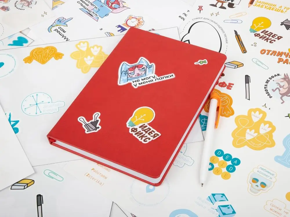 Наклейки из ПВХ Sticker Pack на заказ, M