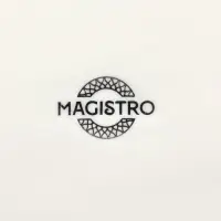 Блюдо Magistro &laquo;Лист Бланш&raquo;, 31&times;22&times;3.5 см, фарфор, белое