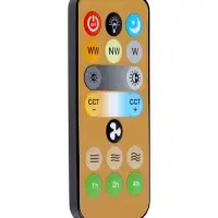 Светильник - вентилятор с пультом VKL electric FL-01, Е27, 24 Вт, 23&times;12 см, белый