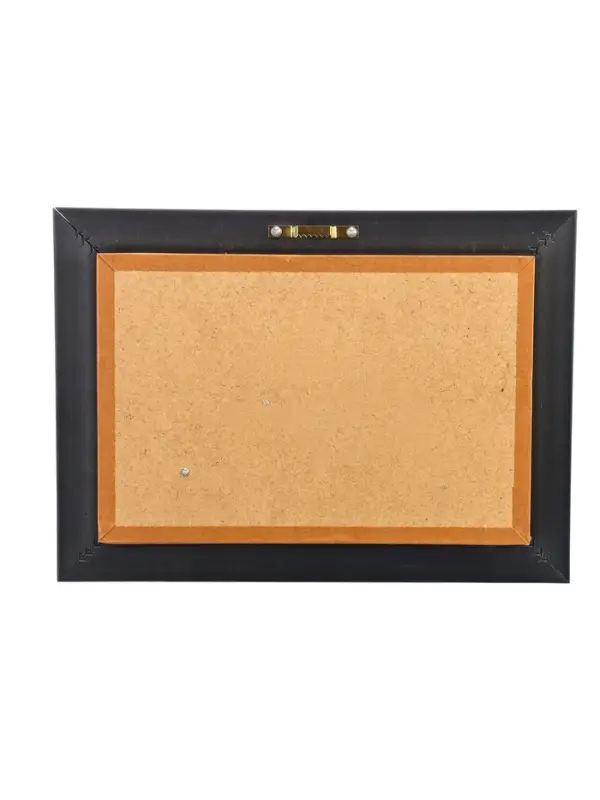 Сувенирное изделие - панно настенное в раме "Карта. Револьвер и 4 пули" 26х36х5 см