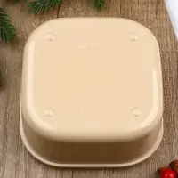 Ланч-бокс новогодний «Угощения», 700 мл, бежевый Ланч-бокс новогодний «Угощения», 700 мл, бежевый