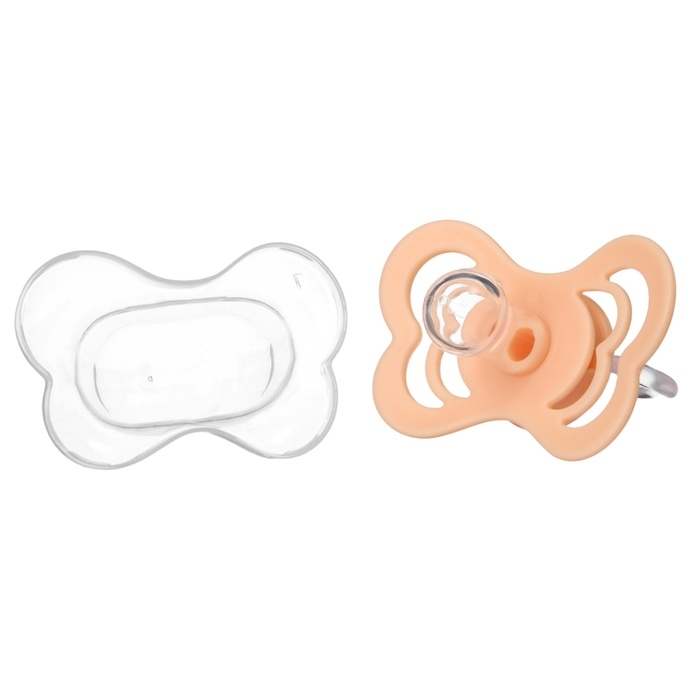 Соска - пустышка силиконовая классическая, от 0 мес., с колпачком, цвет розовый Соска - пустышка силиконовая классическая, от 0 мес., с колпачком, цвет розовый