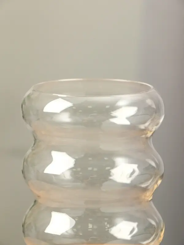 Ваза стекло настольная  Ваза стекло настольная "Ширли" 24х10х10 см, прозрачный