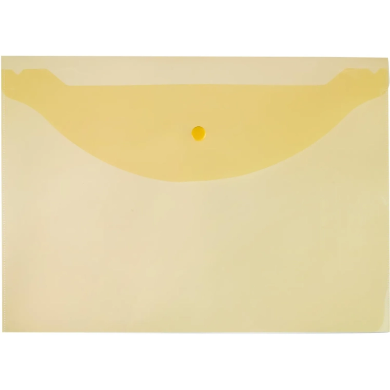 Папка-конверт на кнопке А4 Attache цвет в ассортименте 120 мкм 10 шт/уп