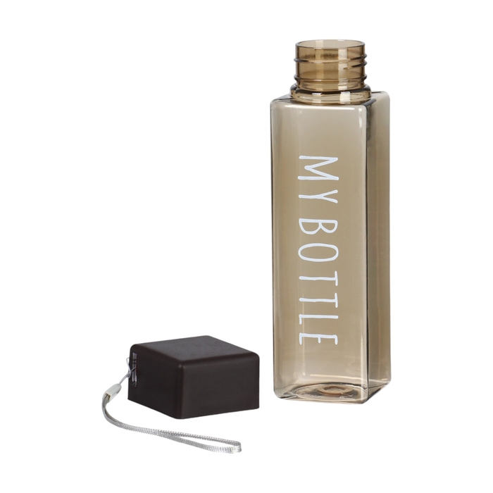 Бутылка для воды, 450 мл, My bottle, 20 х 5.5 см, коричневая Бутылка для воды, 450 мл, My bottle, 20 х 5.5 см, коричневая