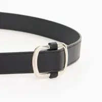 Ремень женский, 110&times;2.7 см, пряжка-затяжка металл, серебристая, чёрный