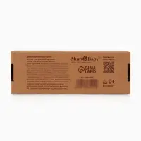 Деревянная расческа, детская, с натуральной щетиной, 1 шт в коробке, M&B