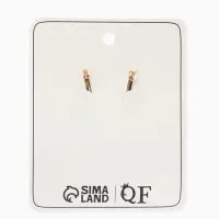 Серьги с жемчугом &laquo;Грейс&raquo;, вытянутый овал, серые в золоте