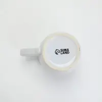 Кружка чайная новогодняя «С новым годом!», белая, 690 мл Кружка чайная новогодняя «С новым годом!», белая, 690 мл