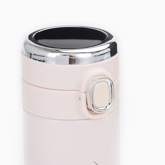 Термокружка, 420 мл, Simple Life is beauty, сохраняет тепло 8 ч, термометр Термокружка, 420 мл, Simple Life is beauty, сохраняет тепло 8 ч, термометр