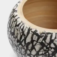 Банка для сыпучих продуктов, 13&times;13&times;11 см, бамбук