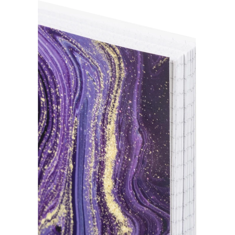 Бизнес-тетрадь А5,96л,кл,греб,ламин.обл. Attache Selection Fluid Фиолетовый