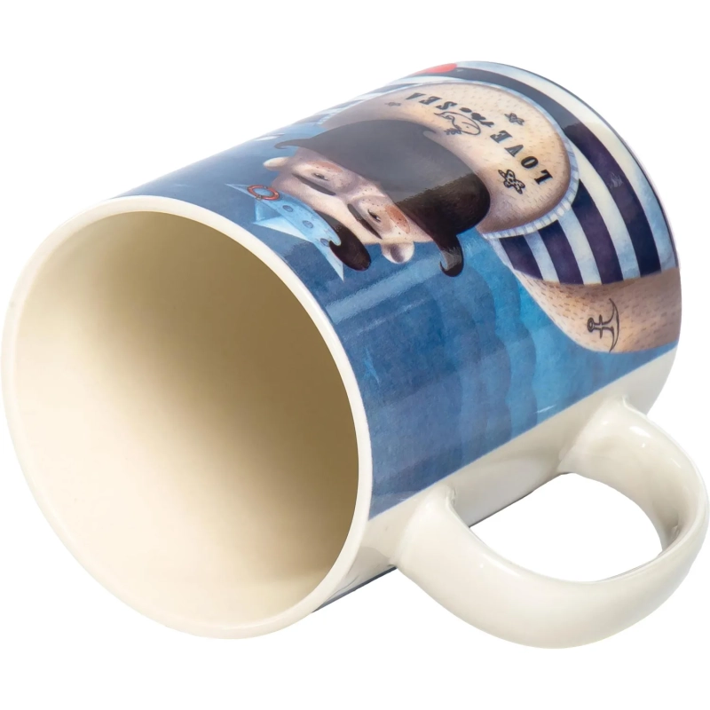 Кружка 510мл Love Sea, NEW BONE CHINA, подар.уп, 133-08065