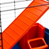 Клетка для грызунов "Мини" двухярусная, 29 x 25 х 32 см, синий Клетка для грызунов "Мини" двухярусная, 29 x 25 х 32 см, синий