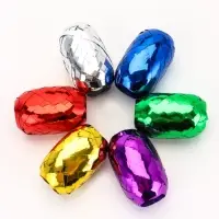 Лента упаковочная глянцевая, ассорти, набор 6 шт., 0.5 см &times; 10 м