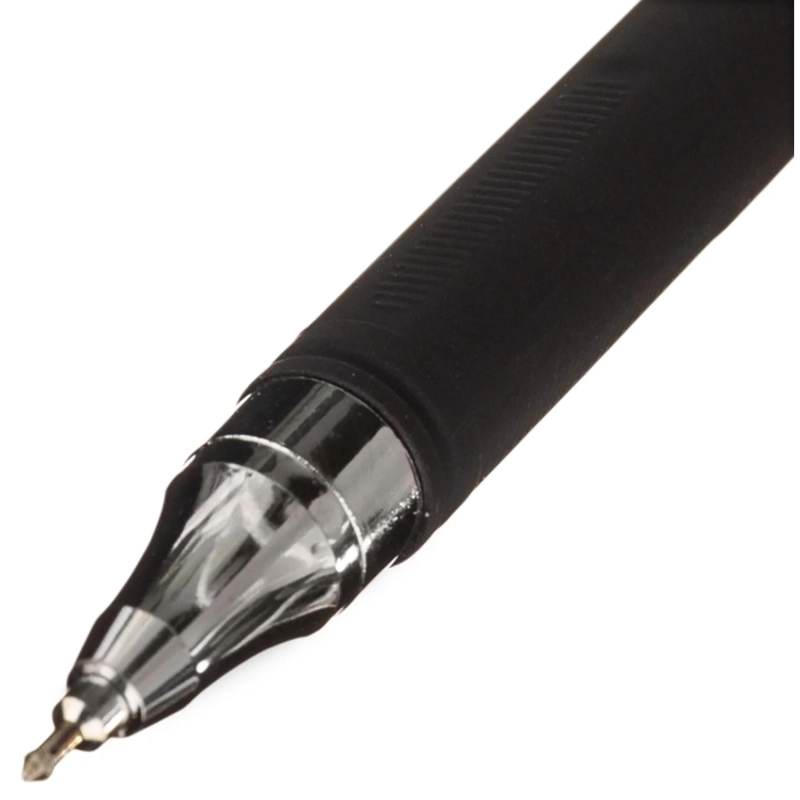 Ручка шариковая неавтомат. BV PointWrite Black 0,38мм синяя 20-0265