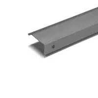 Ручка профильная мебельная торцевая CAPPIO RT002, L=800 мм, м/о 768 мм, серая