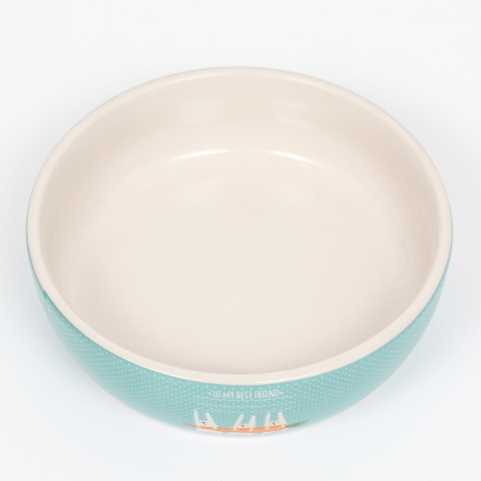 Миска керамическая Миска керамическая "Для кроликов" 300мл, 12 х 3,5 см