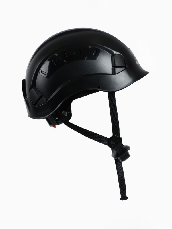 Каска защитная  Каска защитная "Альпы" для альпинизма и скалолазания, регулировка размера 52-63 см, черная   1074044