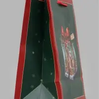 Пакет подарочный &laquo;Снежный шар с бантом&raquo;, 18&times;10&times;22.3 см