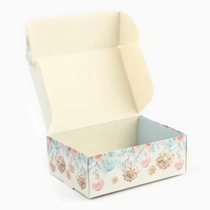 Коробка подарочная новогодняя складная «Снежного Нового года», 14 х 10 х 5 см Коробка подарочная новогодняя складная «Снежного Нового года», 14 х 10 х 5 см