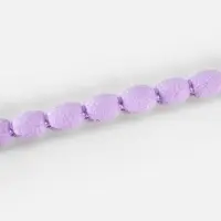 Тесьма декоративная с помпонами, 10 мм, 9.1&plusmn;0.5 м, сиреневая