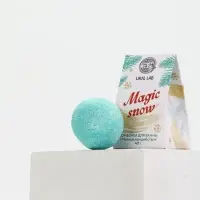 Бомбочка для ванны Magic snow, 40 г, аромат мятное волшебство, Ural Lab