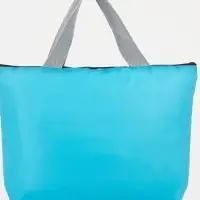 Термосумка на молнии, объём 3.8 л, голубая