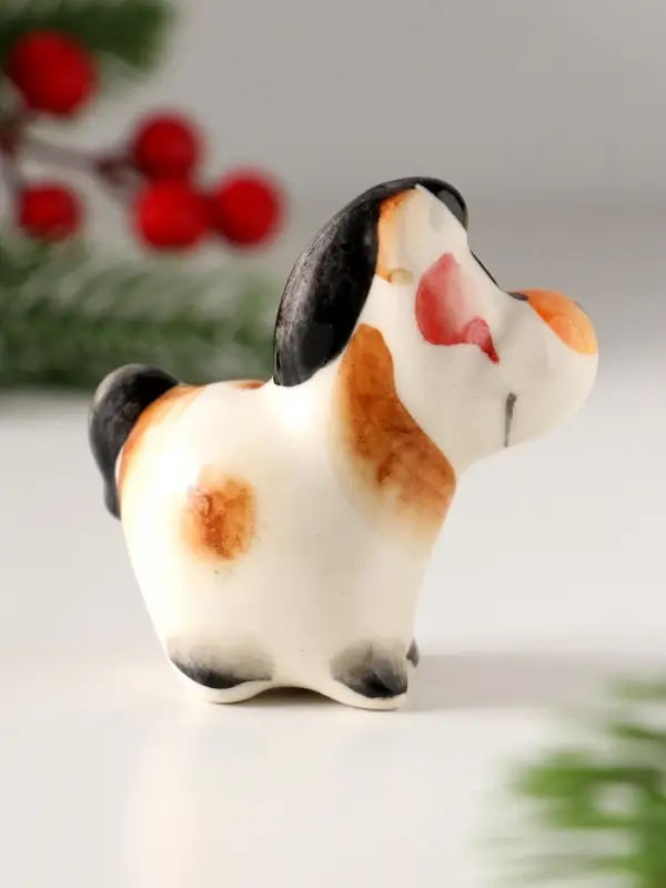 Сувенир Конь Вася, 5,5х6х3см, гжель, цвет Сувенир Конь Вася, 5,5х6х3см, гжель, цвет