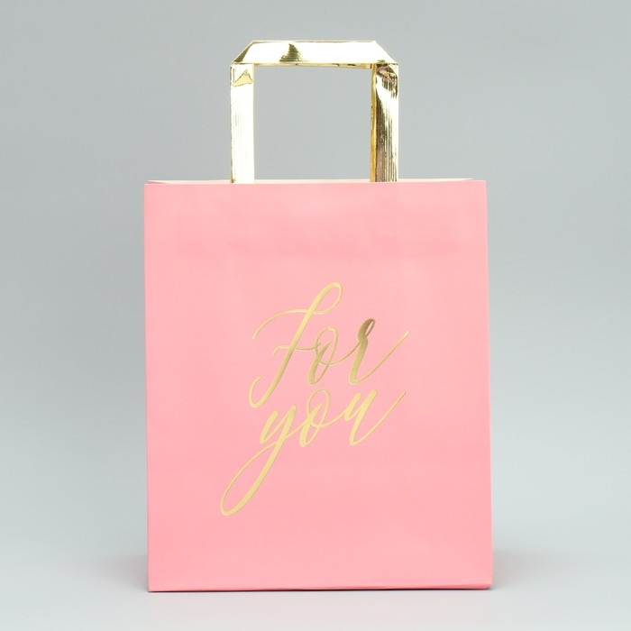 Пакет подарочный, упаковка, «Для тебя», ML 23 х 27 х 11.5 см Пакет подарочный, упаковка, «Для тебя», ML 23 х 27 х 11.5 см