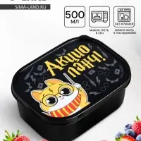 Ланч - бокс прямоугольный &laquo;Акцио ланч&raquo;, 500 мл