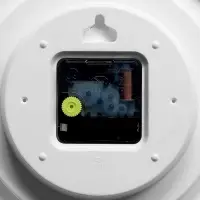 Часы настенные, интерьерные, бесшумные, d=21 см, белые