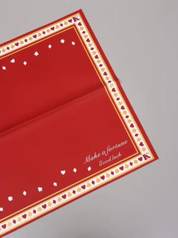 Пленка для цветов, "Удача", винный, 57х57 см