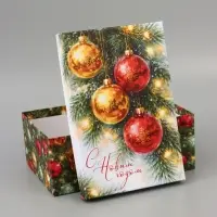 Коробка подарочная, набор 10 в 1 &laquo;Уютный Новый год&raquo;, 32.5&times;20&times;12.5 - 12&times;7&times;4 см