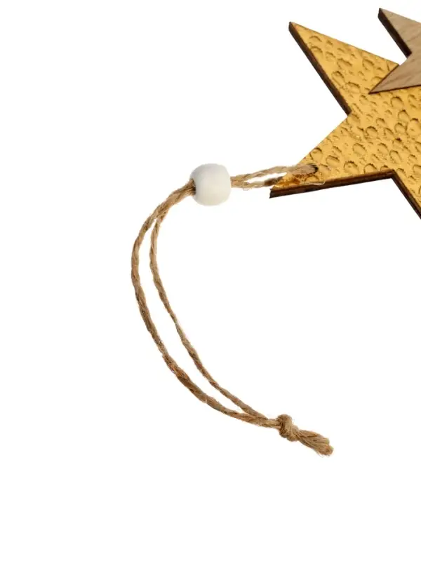 Елочная игрушка Лесная мастерская &laquo;Звездный путь&raquo;, золотая