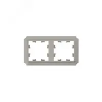 ATLASDESIGN ANTIQUE 2-постовая рамка, универсальная, ШАМПАНЬ