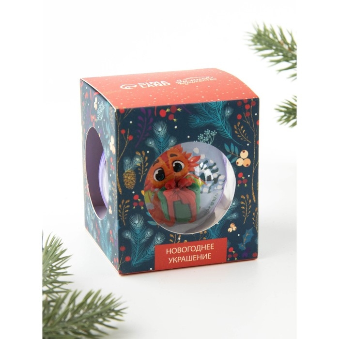 Ёлочные шары на Новый Год «Новогодняя коллекция: Счастья в новом году», диам. 6 см Ёлочные шары на Новый Год «Новогодняя коллекция: Счастья в новом году», диам. 6 см