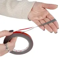 Лента клейкая двусторонняя AVS SCH-030 9 mm x 5 m акриловая основа (серая)