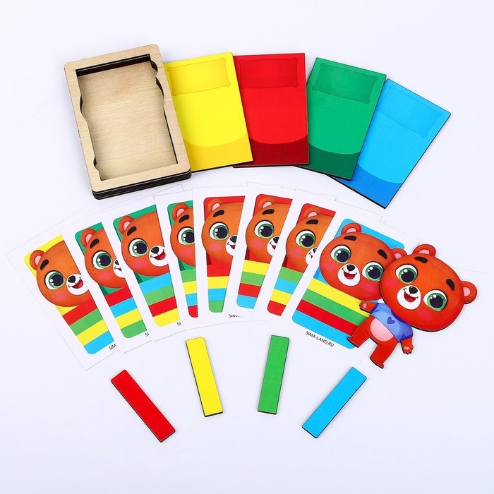 Настольная игра. Повтори по образцу «Мишутка» Настольная игра. Повтори по образцу «Мишутка»