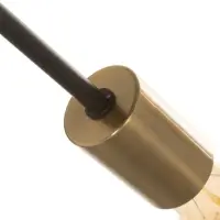 Бра BayerLux &laquo;Узел&raquo;, 1&times;40 Вт, Е27, черный/латунь