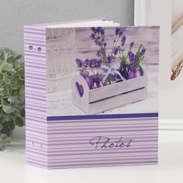 Фотоальбом на 200 фото 10х15 см Фотоальбом на 200 фото 10х15 см "Прованс G (Горизонталь, ящик)"