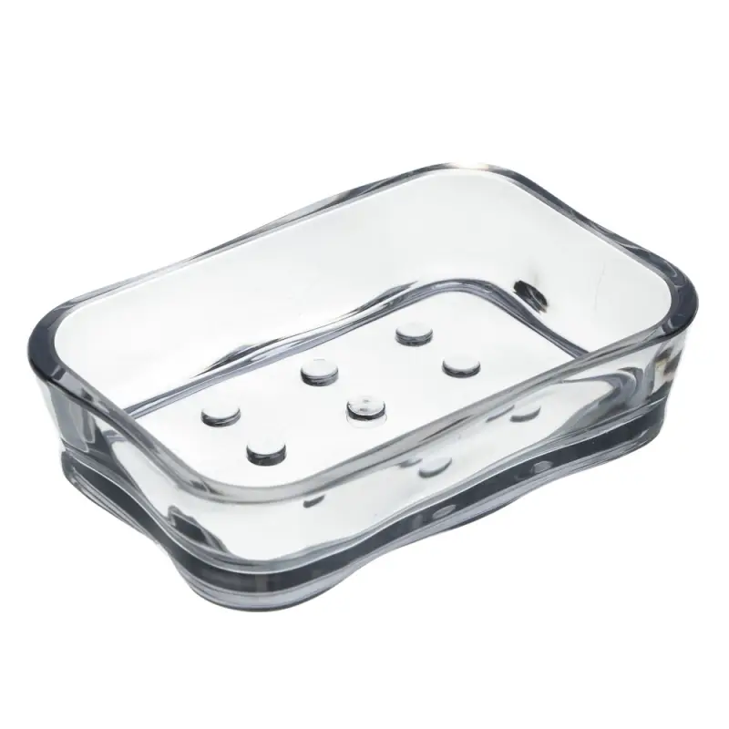 VETTA Мыльница, акрил, 12,5x8x3 см, камень, дымка