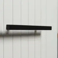 Ручка-рейлинг квадрат CAPPIO, м/о 128 мм, L=200 мм, цвет черный
