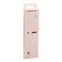 Кабель Borofone BX18, micro USB - USB, 2.4 А, 1 м, белый